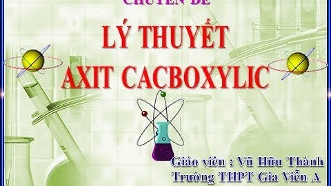 HÓA HỌC 11 - AXIT CACBOXYLIC | LÝ THUYẾT TRỌNG TÂM
