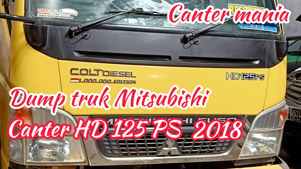 Baru masuk Dump truk  Mitsubishi canter  125 hd  2021 YouTube