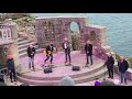 Fishermans friends singing keep hauling and all part of being a pirate at the minack theatre 2021