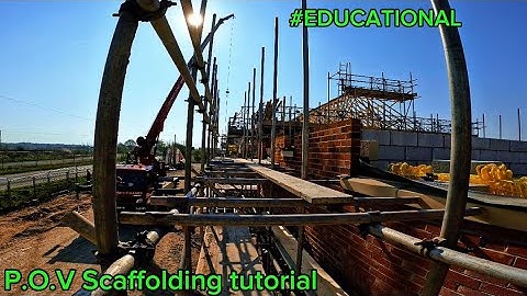 Scaffolding tutorial P.O.V #118 #education #scaffolding #construction #subscribe