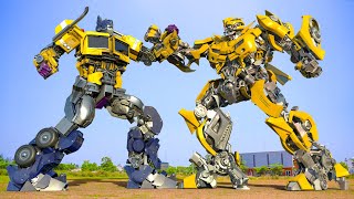 Optimus Prime vs Bumblebee Fights | Transformers The Last Knight | Paramount Pictures [HD