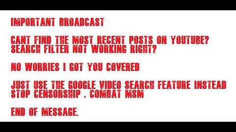 Youtube search filter fix 100% working , Stop censorship