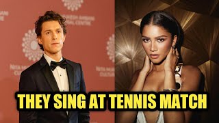 Tom Holland and Zendaya wow Fans with Impromptu Whitney Houston Duet Tennis match