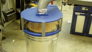 Making a Thien Dust Baffle for your woodworking dust collector. Also, testing it