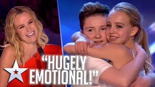 Adorable Abi & Harry impress with musical dance! | Unforgettable Audition | Britain's Got Talent Resimi