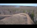 Burning a Farm Field Ariel Views with DJI Phantom 4 Drone Spring Wisconsin Video fire