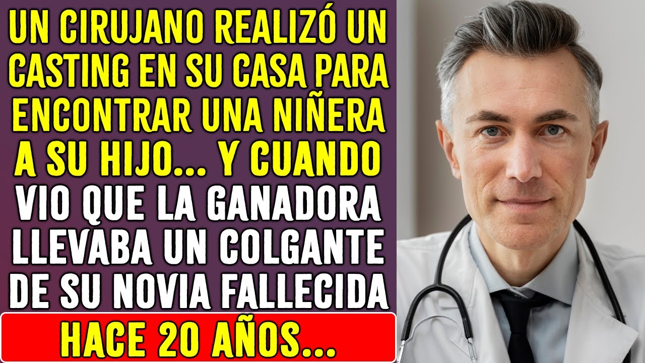 Un cirujano organizó un concurso su casa para encontrar una niñera a su hijo…Cuando vio el colgante…