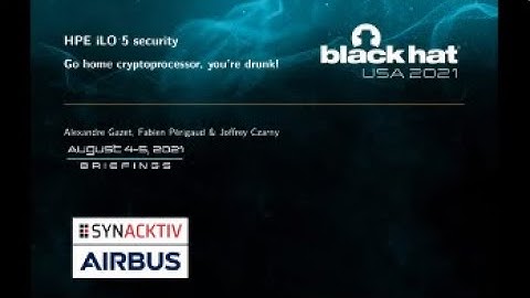 HPE iLO5 Firmware Security - Go Home Cryptoprocessor, You