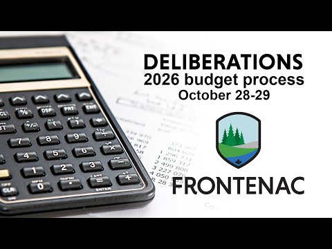 Frontenac County business plan presentation meeting and budget deliberations - 29 October 2025
