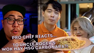 Pro Chef Reacts... THIS ITALIAN CHEF CHALLENGE UNCLE ROGER (Vincenzo's Plate)