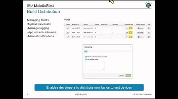 IBM Mobile Quality Assurance (MQA) Study Group Session 4 - Over the Air Distribution