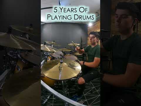 1 Day Of Drumming Vs 10 Years Of Drumming Shorts