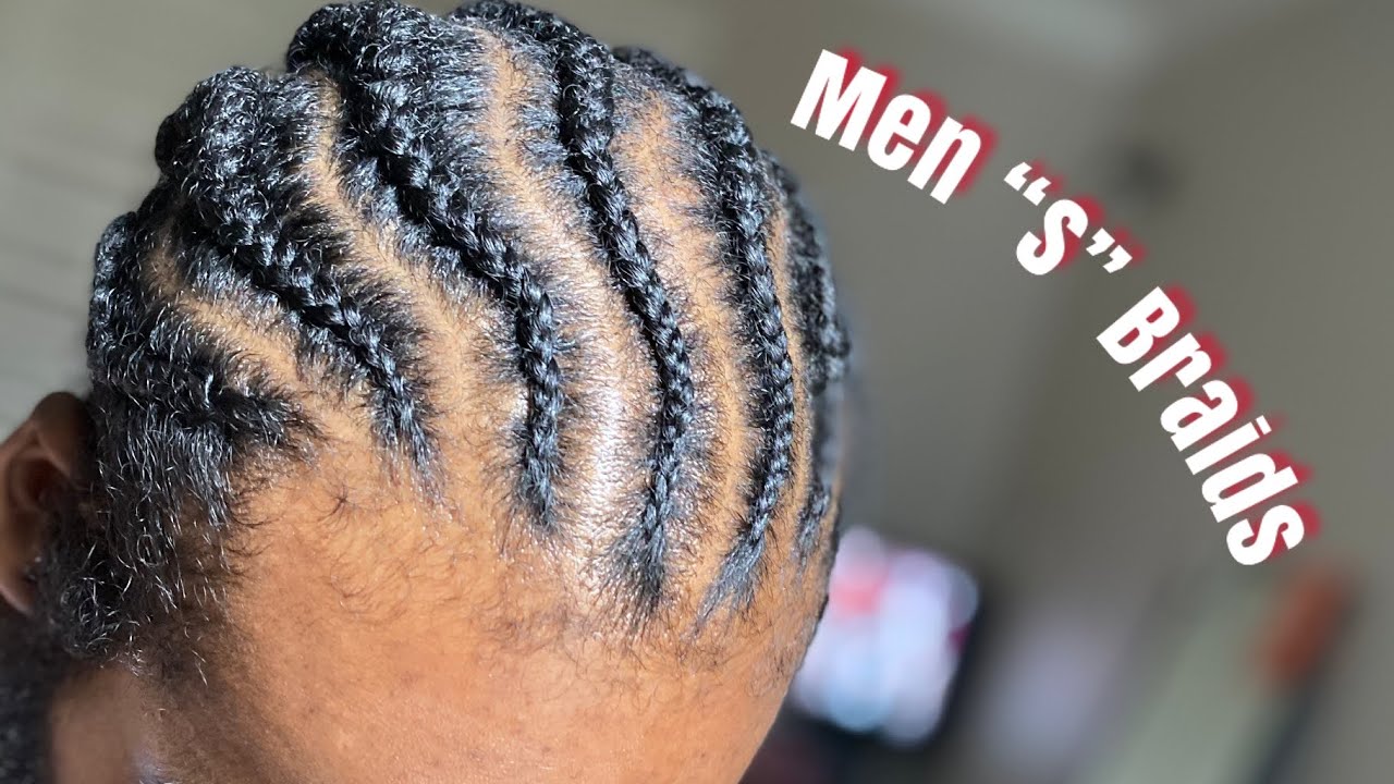 Men's Braiding styles  Men “S” braids Ft Neatbraid conditioning