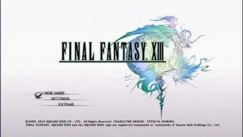 Final Fantasy XIII Playthrough - Part 1, Game Title Screens