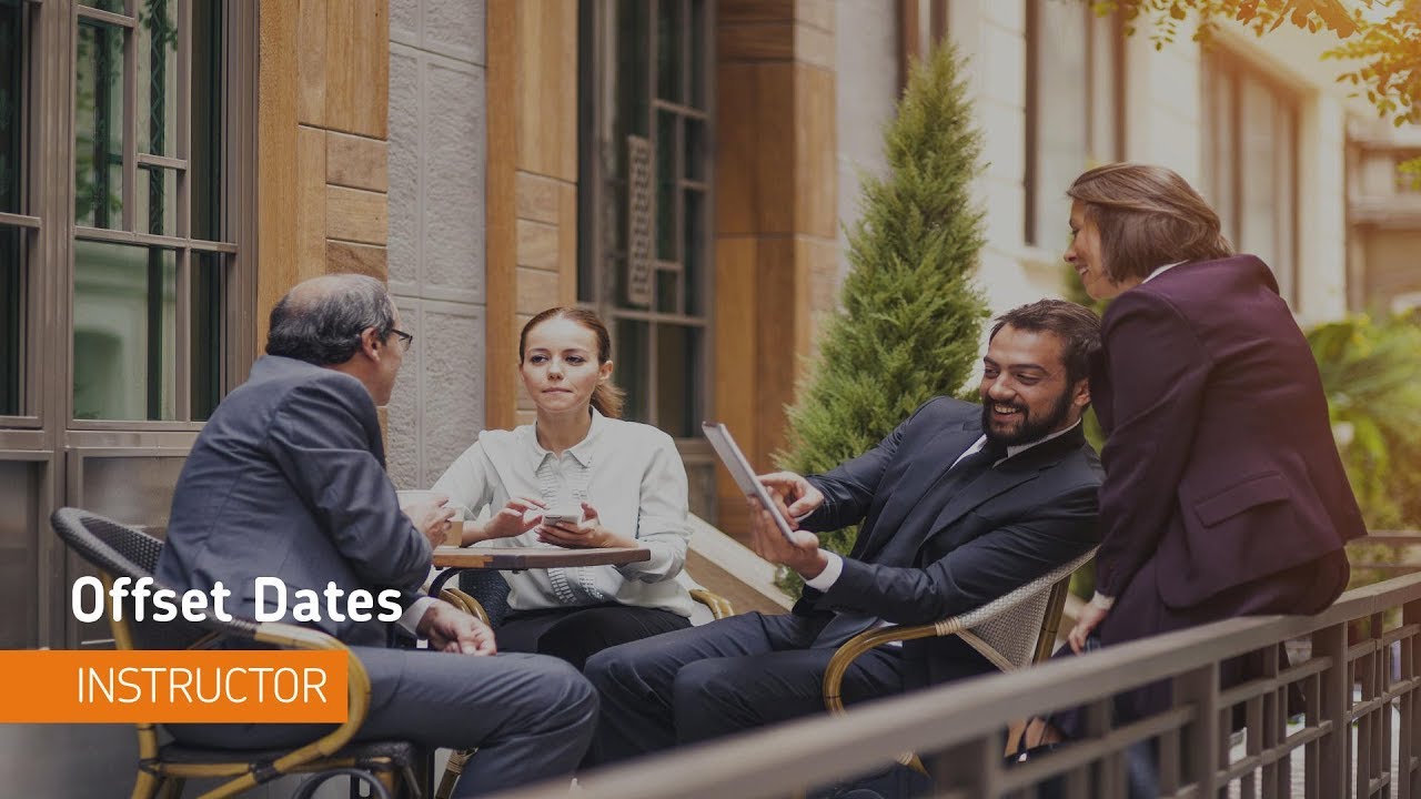 Manage Dates - Offset Dates - Instructor - Manage Dates - Offset Dates - Instructor
