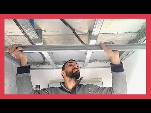 Video: Techo de bastidor de bricolaje para el baño: foto, instrucciones de instalación