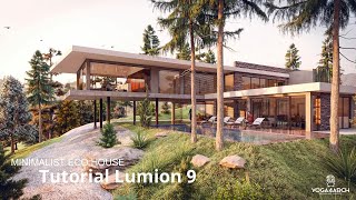 LUMION 9 EXTERIOR RENDERING - TIMELAPSE - BY YOGA4ARCH