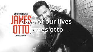 James Otto Days of Our Lives karaoke songs karaoke lyrics