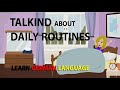 Talking about daily routines learn german language