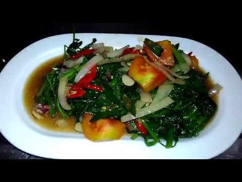 Resep & Cara Memasak Tumis Kangkung Saus Tiram.