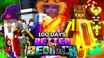 I Survived 100 Days In BETTER ON BEDROCK In Minecraft!