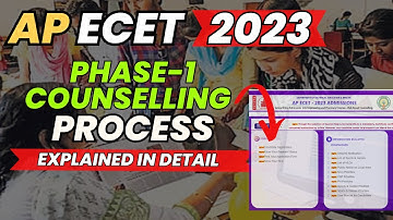 "AP ECET 2023 Counselling Process: Step-by-Step Guide to Secure Your Seat! 🎓🚀"