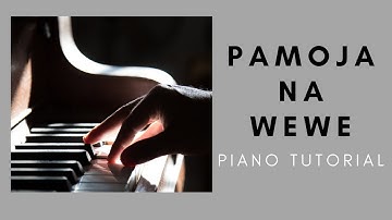 PAMOJA NA WEWE IN KEY G (Piano Tutorial) (Instructor - Caleb Fadhili)