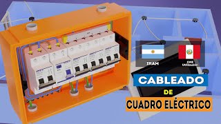 CABLEADO DE TABLERO ELECTRICO DOMICILIARIO | CUADRO ELÉCTRICO by TecNey PE 53,280 views 1 year ago 9 minutes, 40 seconds