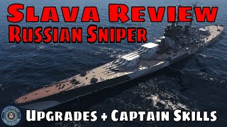 Slava Tier 10 Russian Premium Battleship World of Warships Wows Review