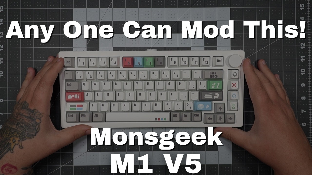 Is This The Easiest Keyboard To Mod? | Monsgeek M1 V5 - YouTube