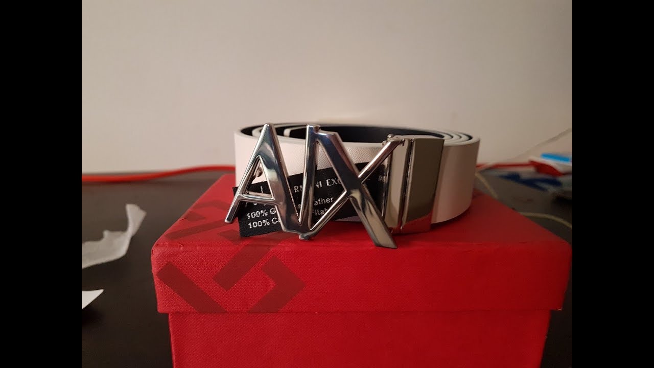 armani exchange men belt