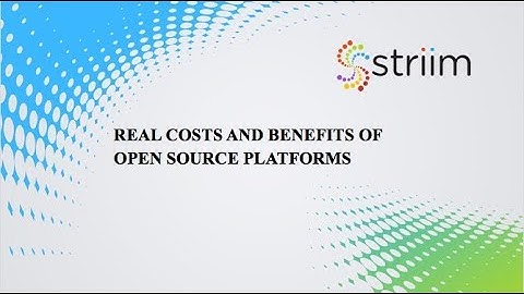 The Real Costs and Benefits of Open Source Data Platforms