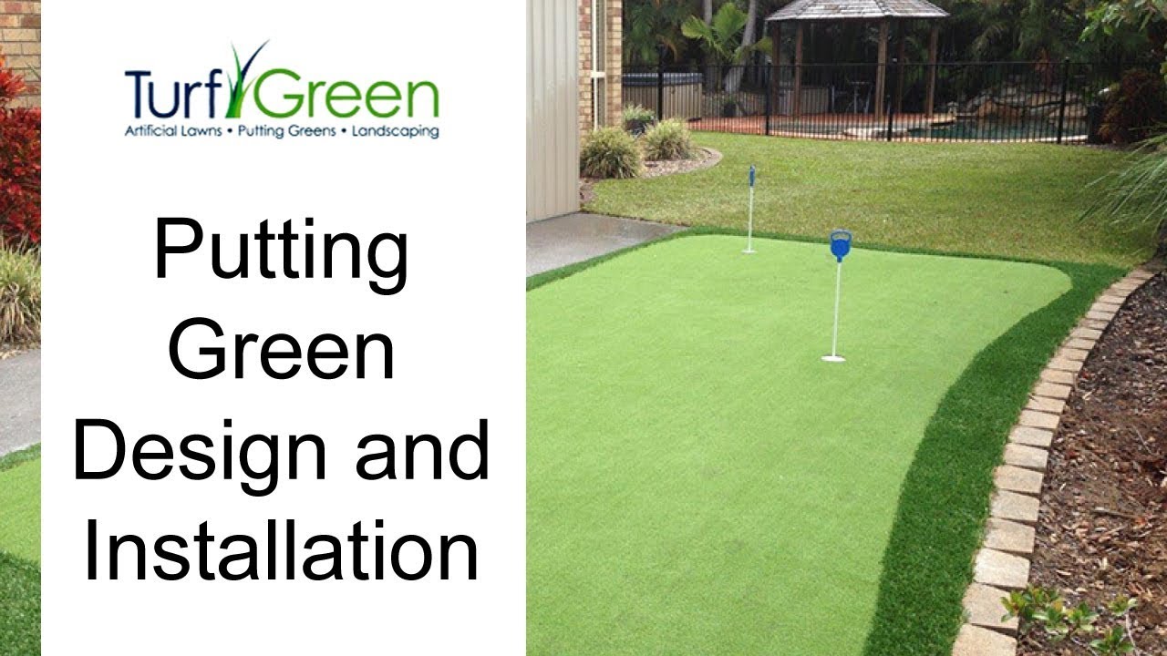 Putting Green Design And Installation Brisbane Australia Youtube