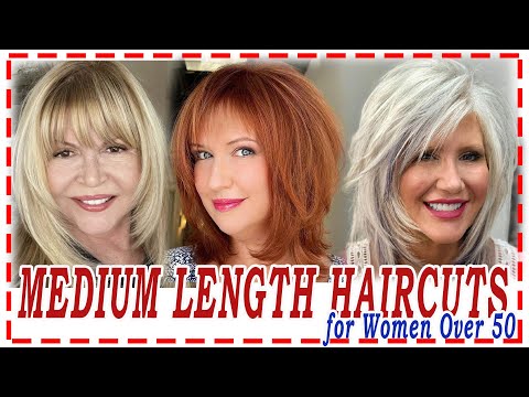 40 Flattering Medium-Length Haircuts for Women Over 50