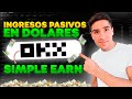 Simple Earn OKX | Como ganar intereses pasivos en 2026