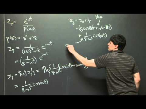 Forced Oscillations | MIT 18.03SC Differential Equations, Fall 2011