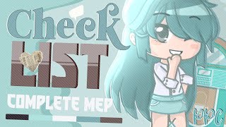 Checklist Mep complete! |PPC|
