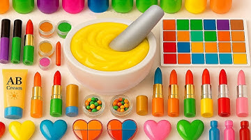 Satisfying Slime ASMR Video | DIY How To Make Soda Slime Mixing Random Makeup Glitters Random Things