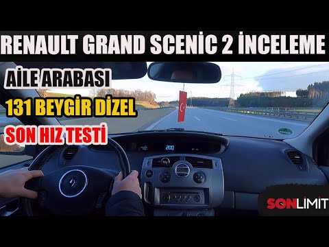 Renault Scenic 2 İnceleme | İç, Dış, Sürüş ve Otoban Son Hız Testleri