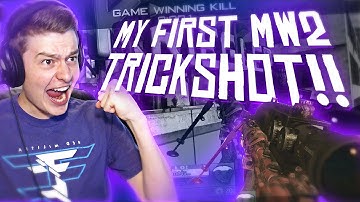 MY FIRST SICK MW2 TRICKSHOT!! (FINALLY)