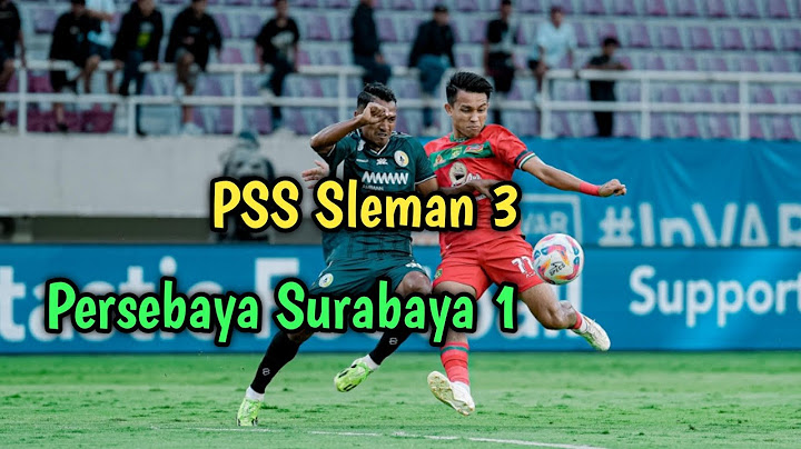 Hasil Pertandingan PSS Sleman vs Persebaya Surabaya