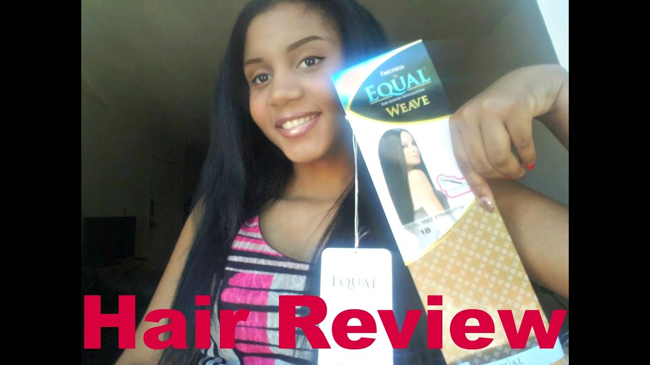 Quick Hair Review L Freetress Equal Weave Yaki Straight Wig L