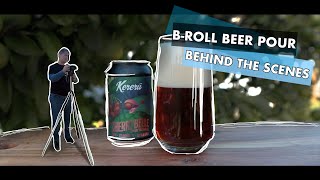 Cinematic Beer Pouring Challenge | Behind the Scenes B-Roll