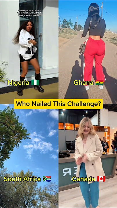 Who Nailed This Challenge? 🎯💯🏆 Malacosta Dance by Nigeria 🇳🇬, South Africa 🇿🇦, Canada 🇨🇦 & Ghana 🇬🇭
