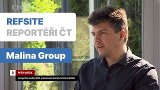 Refsite a Reportéři ČT - Energetický Holding Malina