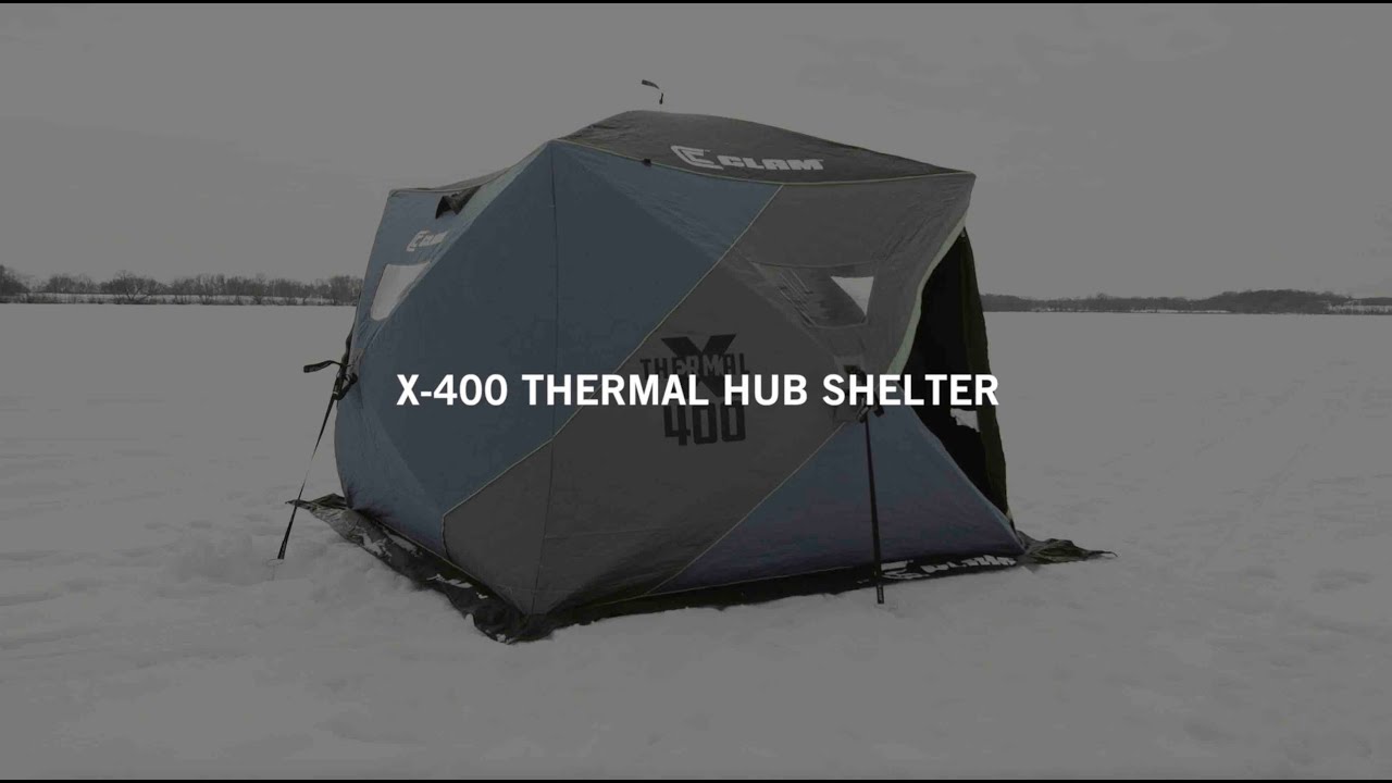 Clam X-500 LOOKOUT THERMAL Hub Shelter Features & Benefits 