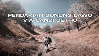 Pendakian gunung lawu via candi cetho ...