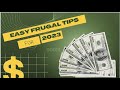 EASY FRUGAL TIPS TO SAVE MONEY! | Frugal Habits That Work!