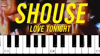 Video thumbnail of "Shouse - Love Tonight (Piano Tutorial)"