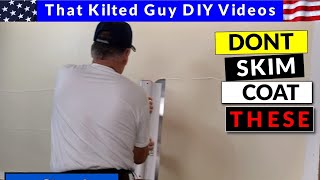 Skim Coating Is Overused Often Not Needed